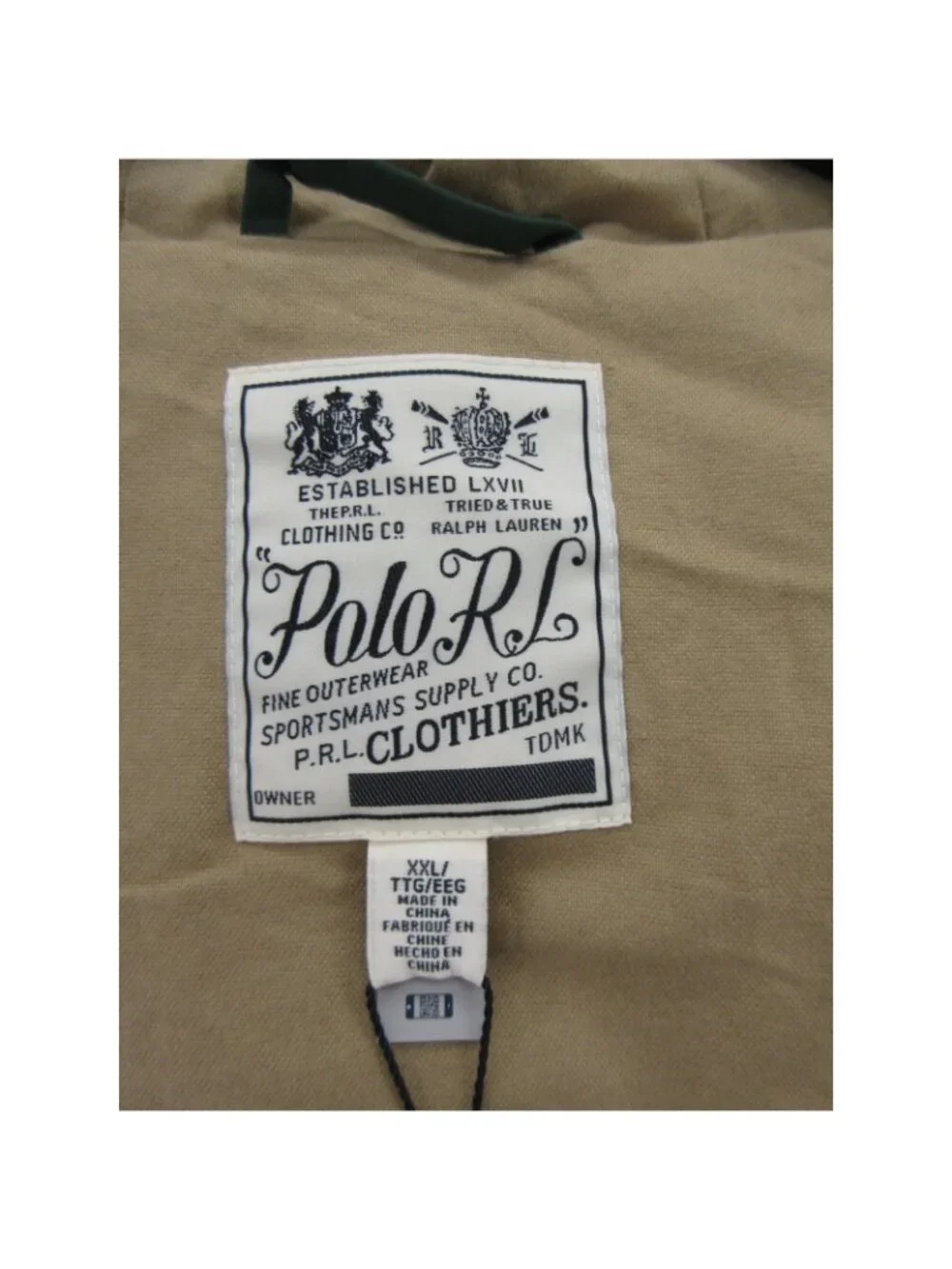Polo Ralph Lauren Jacket XXL Barn Chore Coat Hoodie Field Utility